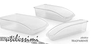 SET 3 CONTENITORI MULTIUSO DA CUCINA IN PLASTICA 3 DIMENSIONI