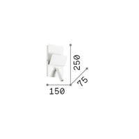 Applique Moderna Read Metallo Nero Led 3W 3000K Luce Calda