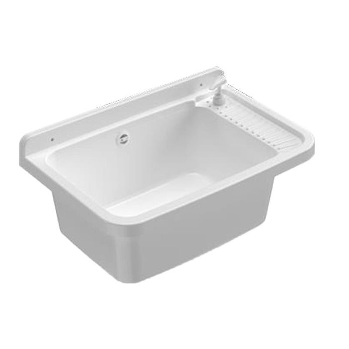 LAVANDINO PILOZZO A MURO CON DIPENSER SI PRESTA ALL’UTILIZZO SIA IN AMBIENTI INTERNI CHE ESTERNI 60X40X25 CM