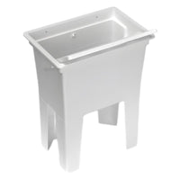 LAVATOIO-LAVAPANNI MONOBLOCCO IN RESINA PP IDEALE SIA PER AMBIENTI ESTERNI CHE PER AMBIENTI INTERNI 59X40X74 CM