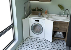 MOBILE COPRILAVATRICE IN RESINA PER ESTERNO-INTERNO 68,5X64X88 CM