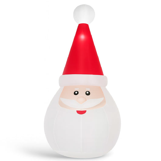 Gonfiabile Babbo Natale Grande Altezza 250 Cm Con Illuminazione Led Per Esterno