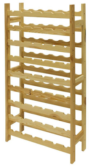 CANTINETTE ALBERIAMO MOBILETTO PORTA BOTTIGLIE  IN LEGNO DA 54 POSTI 63 X 27 X H120 CM