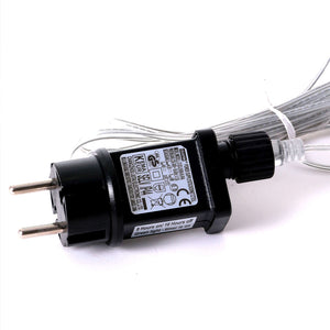 Renna Luminosa Natalizia Bianco Iridescente 60cm con 300 LED Addobbo di Natale