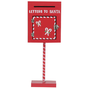 Cassetta Postale Per Letterina di Babbo Natale in Metallo Buca Lettere Natalizia