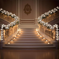 Ghirlanda Natalizia 142 Palline Natale 180cm Festone con LED Natalizio Bianco