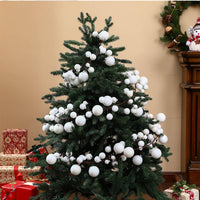 Ghirlanda Natalizia 142 Palline Natale 180cm Festone con LED Natalizio Bianco