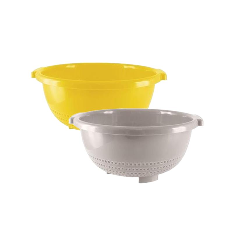 KIT SET 2 PZ MAURY'S SCOLAPASTA IN PLASTICA COLORATO MARE 26CM CHIC