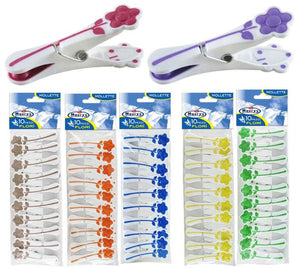 SET 3 CONFEZIONI MAURY'S MOLLETTE BUCATO FLORI 10PZ