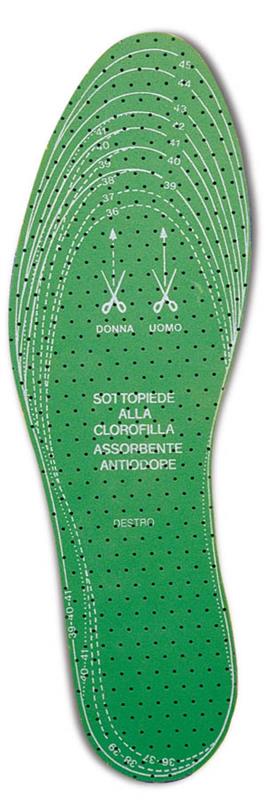 KIT SET 3 PZ MAURY'S SOLETTA PER SCARPA CON CLOROFILLA 2 PAIA