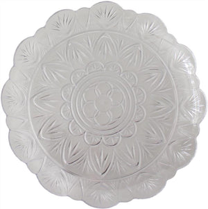 MAURY'S VASSOIO STELLA TONDO IN PLASTICA TRASPARENTE DIAMETRO 33 CM