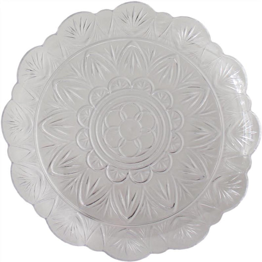 MAURY'S VASSOIO STELLA TONDO IN PLASTICA TRASPARENTE DIAMETRO 33 CM