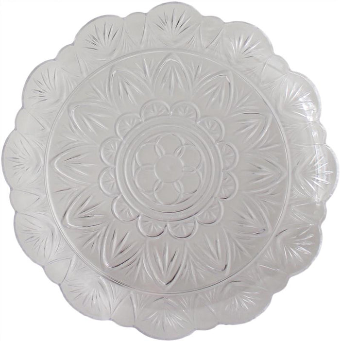 MAURY'S VASSOIO STELLA TONDO IN PLASTICA TRASPARENTE DIAMETRO 33 CM