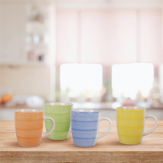MA MAISON SUNFLOWER TAZZA MUG DA 350CC IN CERAMICA IN COLORE ASSORTITO