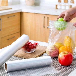 3 x Rotoli Sacchetti Freezer per Alimenti 900 sacchi Congelatore Frigo 28x42cm