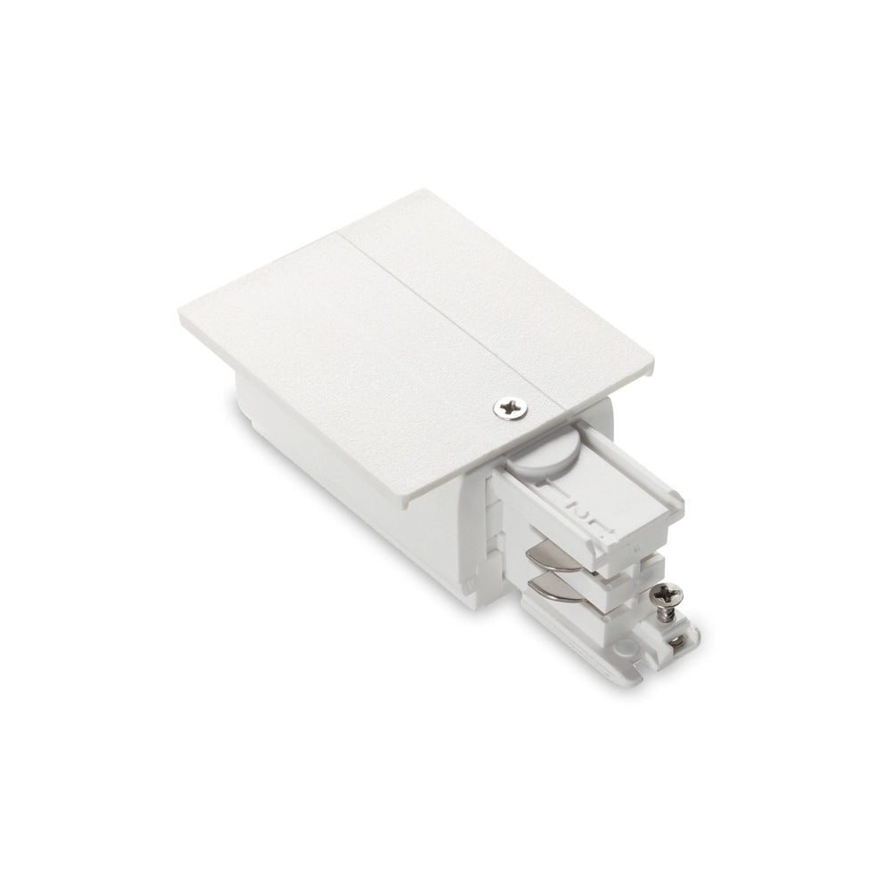 Kit Connettore Da Incasso Principale E Sinistro On-Off Link Alluminio Bianco