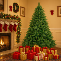 Albero di Natale Verde Canberra 180 cm Foltissimo con 750 Punte Rami Innesto