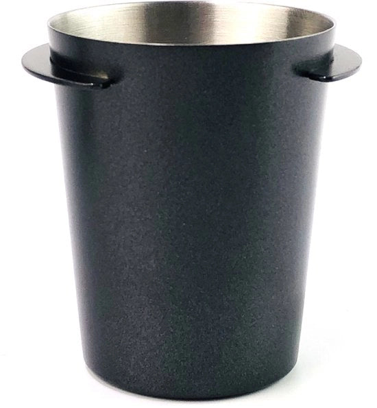 Adatto a Niche, poederopvang COMPAK R120, koffiemolen poedercup, portafilter per macchina da caffè, poedercup, 2 pezzi, nero - 51mm