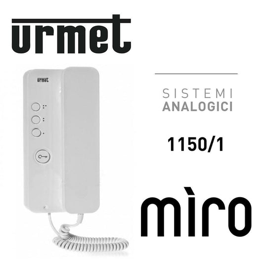 Urmet 1150/1 - Citofono con tasto apriporta e tasto supplementare