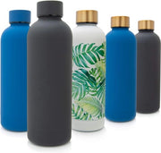 Fiasco in acciaio inossidabile da 500 ml - Termos per ufficio e viaggio - Fiasco di plastica impermeabile per acqua, caffè, tè e acqua gassata