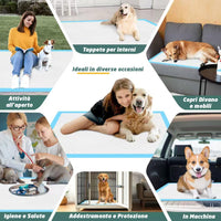 120 x Traversine per Cani tappetini igienici con adesivi Super assorbenti 60x60 cm