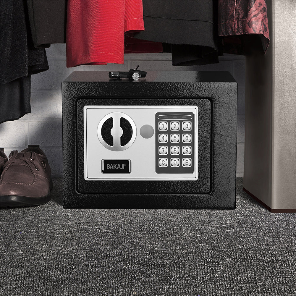 Cassaforte a Muro Numerica Digitale Elettronica 23x17x17cm Sicurezza Casa Hotel