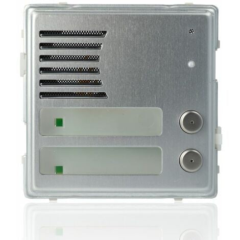 Urmet 1148/22 - modulo in alluminio per posto esterno con 2 pulsanti di chiamata