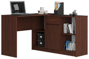 Scrivania angolare AKORD B17 Wengé 120 cm 1 anta 1 cassetto 120x126x79 cm