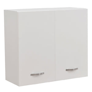Mobile Cucina Pensile 2 Ante Componibile in Legno Colore Bianco 80x32 H72cm