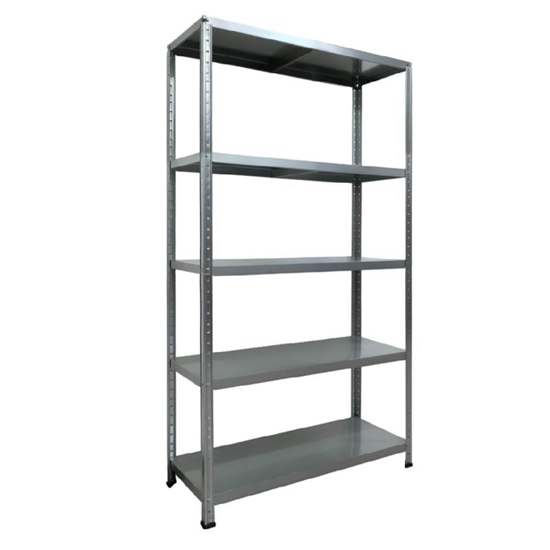SCAFFALE IN METALLO GRIGIO ETTORE KIT BULLONI 100 X 40 X H 187 CM 5 RIPIANI