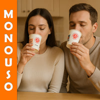 1000 Bicchieri Acqua o Bibita Monouso Capacità 200ml Tazzina in Carta Usa e Getta