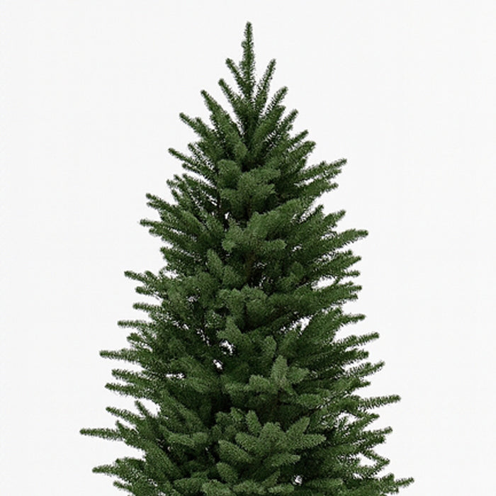 Albero di Natale Royal 210 cm Slim Base Troco Realistica 1861 Punte Foltissimo