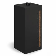 IDMarket - Serbatoio da 55 kg per pellet nero 36 x 36 x 87 cm