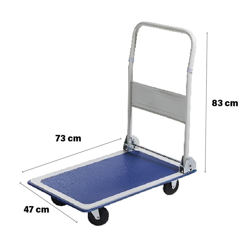 CARRELLO A PIATTAFORMA 73 X 47 X H83 CM PORTATA MASSIMA 150 KG