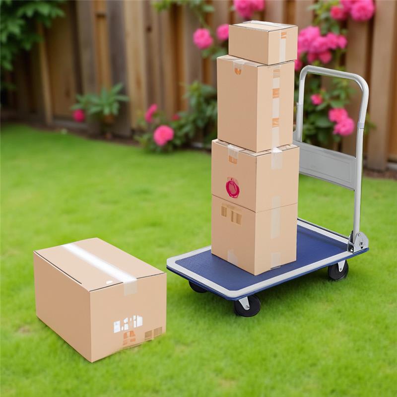 CARRELLO A PIATTAFORMA 73 X 47 X H83 CM PORTATA MASSIMA 150 KG
