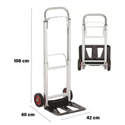 CARRELLO TROLLEY 42 X 40 X H108 CM CON PORTATA MASSIMA 90 KG