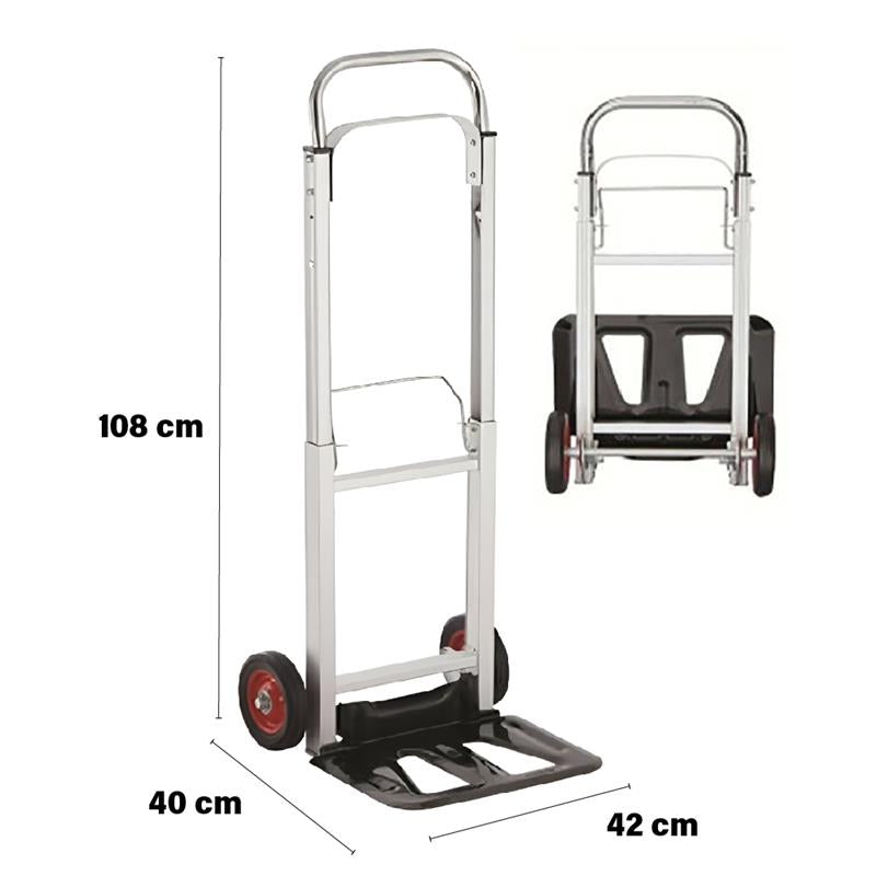 CARRELLO TROLLEY 42 X 40 X H108 CM CON PORTATA MASSIMA 90 KG