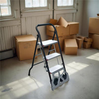 SCALA-CARRELLO 2 IN 1 CON PORTATA MASSIMA DA 70 KG