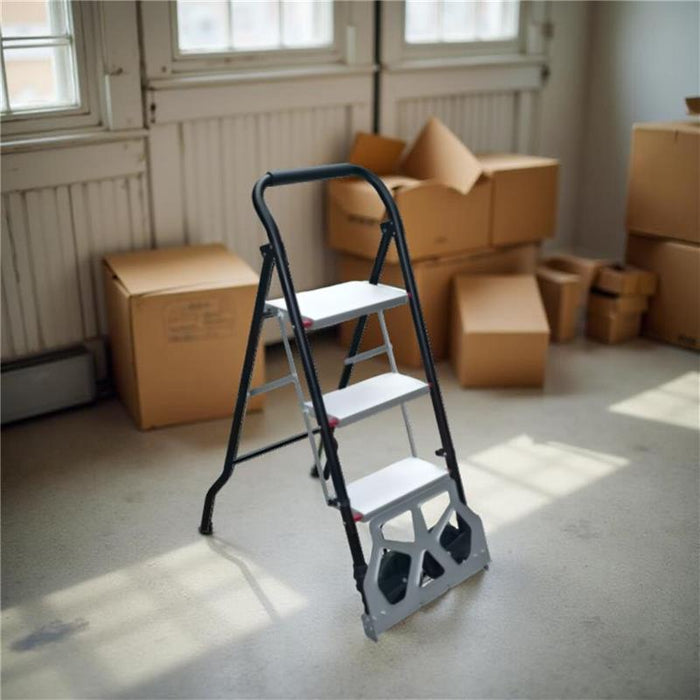 SCALA-CARRELLO 2 IN 1 CON PORTATA MASSIMA DA 70 KG