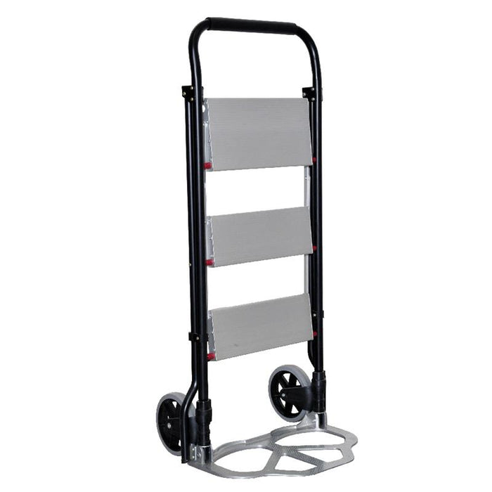 SCALA-CARRELLO 2 IN 1 CON PORTATA MASSIMA DA 70 KG
