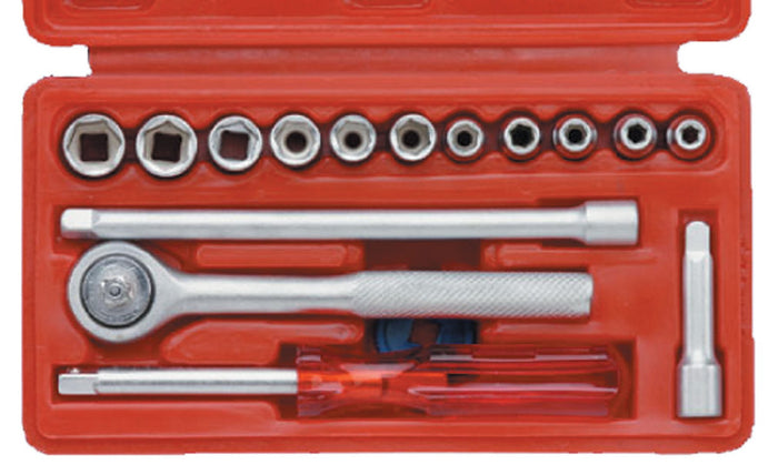 conf.17 chiavi a bussola gr.1/4" rif.79530 cod:ferx.17693