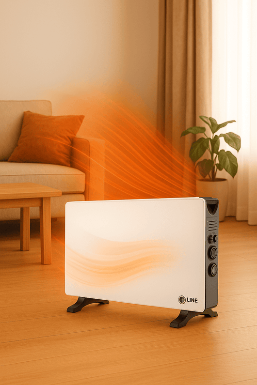 TERMOCONVETTORE DA PAVIMENTO 2000W CON FUNZIONE TURBO