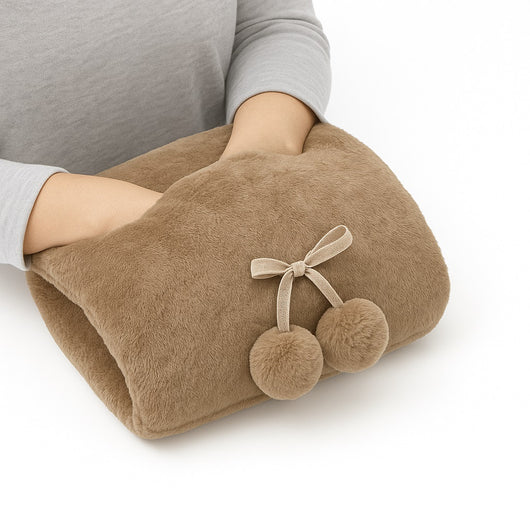 Borsa Acqua Calda Elettrica Ricaricabile Peluche Scalda Mani e Corpo Vari Colori