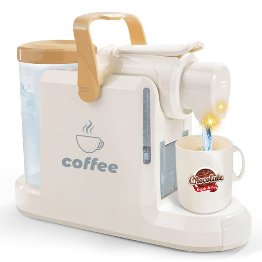 Macchina per Caffè Giocattolo Bianco Elettrodomestico Coffee Maker Idea Regalo