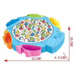 Gioco di Pesca per Bambini con Pesciolini Giocattolo da Tavola Colori Assortiti