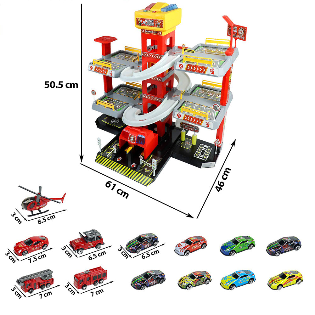 Garage 5 Piani per Bambini Parcheggio Macchinine Gioco con Macchine Idea Regalo