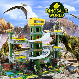 Garage Multipiano per Bambini Parcheggio Macchinine Giocattolo Idea Regalo