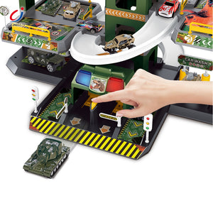 Garage Multipiano per Bambini Parcheggio Macchinine Giocattolo Idea Regalo