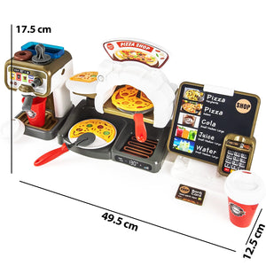 Playset Pizzeria con Registratore di Cassa e Forno Set Ristorante Idea Regalo