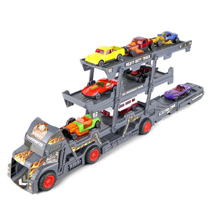 Camion Trasporto Auto con 12 Dinosauri 8 Macchine Giocattolo Idea Regalo Bambini